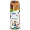 Giotto Stilnovo Barattolo di pastelli in tinta color carne, 12 x 4 colori, 48 pezzi