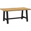 vidaXL Tavolo Pranzo NOAIN Gambe a Forma A 160x90x75 cm Legno Massello