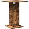 vidaXL Tavolo da Bistrot Rovere Fumo 60x60x75cm in Legno Multistrato