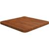 vidaXL Piano Tavolo Quadrato Marrone Scuro 40x40x2,5cm Rovere Trattato