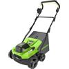 Greenworks Scarificatore Rastrello Arieggiatore a Batteria, Motore Brushless, 3100giri/min., Larghezza 38cm,5 Profondità, Collettore 45l,SENZA Batteria 40V e Caricabatterie,Garanzia 3 Anni GD40SC38II