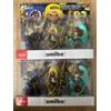 Nintendo Switch Splatoon 3 Amiibo Inkling Octoling Koji Set Triple 2-Pack nuovo mai aperto