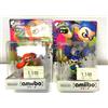 Nintendo amiibo Splatoon Boy & Girl Figure Set 2 Pack nuovo sigillato