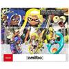 Nintendo amiibo Splatoon Triple Set Inkling Octoling Cozake nuovo mai aperto