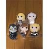 NESSUNA MARCA Death Note Sitting Club Peluche Mascotte Set 5 Pezzi Light Yagami Ryuk Misa N...