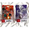 Pokemon amiibo Charizard & Mewtwo Figure Set Nintendo Pokemon inutilizzato da collezione
