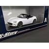 Hi-Story 1/43 Mazda Roadster ND modellino auto pressofuso bianco mai usato...