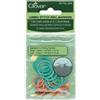 Clover Jumbo Stitch Marker Rings-20/Pkg