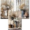 Yunruily Set di 3 diamond painting per adulti - Fiore 5D Diamond Painting, adatto come regalo per il relax e come decorazione da parete, 30 x 40 cm