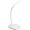 Generico Lampada da Scrivania con Protezione Occhi - Luce da Tavolo LED a Collo Flessibile e Ricarica USB | Lampada da Lavoro a Controllo Tattile 3 Livelli per Studiare, Leggere, Ufficio Casa