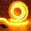 GOMING DC 5V USB COB Striscia LED Arancia IP65 Impermeabile 2M 320LEDs/M