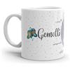 Paolo Chiari Zodiaco - Tazza in Ceramica Bianca con Segno Zodiacale e Costellazione (Multicolore, 300 ml, Gemelli)