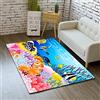 Sticker Superb. Cartone Animato Area Giochi Per Bambini Tappeto 3D Delfino Tartaruga Pesce Corallo Rug Antiscivolo Cameretta Gioca Carpets Strisciante Soggiorno Grande Tappeto Decorativo (Colorato 3,140x200cm)
