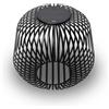 LUUK Studio Lanterna Solare, IP65, Lampada da Tavolo Senza Fili, Nero, M | Luce d'atmosfera Dimmerabile per Giardino e Balcone: Energia Solare, Ricaricabile via USB-C, per uso Interno ed Esterno