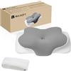MULISOFT P‑104 Federa Cuscino - Fodera Ricambio per Cuscino P‑104, Grigio