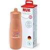 NUK First Choice Flip Straw borraccia bambini, 24+ mesi, Pingüino Rojo, Borraccia 450 ml, cannuccia flip anti-morso, antigoccia, confezione da 1 pezzi