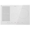 Klarstein Delicatessa - Piano cottura a induzione ibrido, 80 cm, da incasso, autosufficiente, 4 zone: 7000 W, 9 livelli, booster, flexzone, indicatore di calore residuo, stop & go, paella zone,