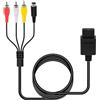 Mcbazel Gam3Gear Cavo S-Video/AV PAL con Uscita Audio per SNES/N64/Gamecube, Tecnologia con Resistenza Integrata, Display Anti-Sovraesposto, Compatibilità con Console Europee e Australiane