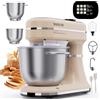 SUNCOK Impastatrici Planetarie 1500W - Touch Display & Versione Pulse | Robot Multifunzione, 2 Ciotole Inox 4,5+5,5 L, Bilancia + Timer, Fermentazione/Riscaldamento