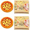 Xixieeu 2 pezzi 1/12 in miniatura pizza set in miniatura pizza casa delle bambole accessori decorazione resina mix pizza mini casa accessori decorazione casa delle bambole decorazione decorazione casa delle