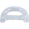 SparkFeng Cuscino gonfiabile per piscina, materassino ad aria resistente con paillette per nuoto e relax estivo, design compatto e pieghevole per bambini e adulti (paillettes argento)