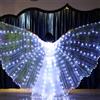 BOBASH Ali di Danza del Ventre LED Con Aste Telescopiche - Vestiti Luminosi, Costumi da Danza, Ali di Farfalla per Bambini