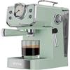 EVVO Intensa Retro Macchina da caffè Espresso, Acciaio Inossidabile 18/8, Verde Acqua
