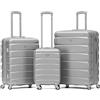 Flight Knight ABS 3 Taglia Valigia Leggera Compatibile Con Alitalia, easyJet, RyanAir, Air Italy E Tanti Altri! Trolley Bagaglio A Mano 55x35x20 cm Grande Bagaglio Da Stiva 4 Rotelle.