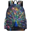 TPISLI Zaini Peacock Bambino Classe 2-4 Zainetto Animal Theme Bambina 8 Anni Cartella Elementare Pratico Quotidiano Tempo Libero Uso Quotidiano Outdoor Viaggio