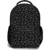 SJOAOAA Zaino leggero per studenti e adolescenti, zainetto per libri, borsa da viaggio per computer portatile, stile 2318, Nero leopardato., One Size, Zaino daypack