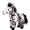Uni-Toys - Cavallo bianco con macchie nere, in piedi - 28 cm (altezza) - Peluche cavallo, muffa, mela - peluche, peluche