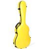 Crossrock Deluxe - Custodia per chitarra classica in fibra di vetro, 4/4, colore: Giallo