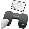 LEKEFETO Bluetooth Page Turning Pedale: interruttore a pedale elettrico a due pedali, funzionamento multifunzione, pedale Page Turner, pedale laterale, per tablet e smartphone, musica