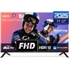 CHiQ LF32FT Smart TV 32pollici (81 cm) Full HD HDR10 Google TV OS Dolby Audio &