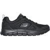 Skechers Track Scloric, Sneaker, Uomo, Black Red, 45 EU