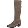 CAPRICE 9-25506-41, Stivali piatti Donna, Marrone (Cafe Stretch), 41 EU