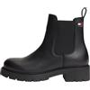 Tommy Jeans Stivali Chelsea Tjw Tjw En0en03105Stivaletti, Black, 42 EU