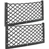 Ashuxxn 2 Pezzi Rete Portaoggetti per Auto Rete Portaoggetti Tasca Organizer Bagagliaio Auto Rete Elastica per Carico di Auto Borsa Laterale Posteriore Tasca Posteriore per Utensili Camper (36 cm x 18 cm)