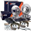 ATEC Germany Set di freni con dischi anteriori Ø 280 mm ventilati + | Compatibile con: CITROËN JUMPER II Bus, JUMPER II Kasten, JUMPER II Pritsche/Fahrgestell, FIAT DUCATO Bus, DUCATO Kasten