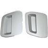 Vectzeta Tappo per foro di traino Copertura del gancio di traino per auto Barra paraurti anteriore Occhio 620721430R 620724861R, per Dacia per Duster 2018-2021(Gray)
