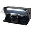 Mqwdxzfes Lucidatrice con aspirazione della polvere 200 W, lucidatrice da tavolo con illuminazione a LED, levigatrice per gioielli, metallo, legno fai da te, 0-8000 giri/min