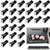Wenyue 50 Pezzi Clip Per Prese d'Aria Per Auto a Testa Quadrata Auto Clip Di Uscita Dell'Aria Testa Decorativo Condizione Nero Clip Per Presa Auto Per Presa Auto/Casa Fai Da Te/Progetti Di Artigianato