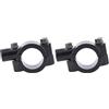 Yctze 2pcs Supporto Universale per Specchietti Retrovisori per Manubrio Moto, 25 mm, Adattatore per Specchietto per Moto, ATV, Scooter, Progetto Bike