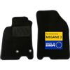 DBS - Tappetini per auto su misura - Adatto per Renault Megane 3 (11/2008-01/2016) - Antiscivolo: clip di fissaggio e graffi - Tappetini anteriori 2 pezzi - Moquette - Nero