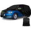 Opaltool Telo Copriautoda da Esterno Adatto a VW Touran 2003-2025 | Copertura Completa per Auto con Cerniera Della Porta, Serratura e Bande Antivento per la Protezione da Sole, Neve e Polvere