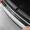 CYJXL Protezione Paraurti Posteriore Auto per FI-AT 500 500C 500L 500X, Striscia per Bagagliaio in Fibra Carbonio AntiGraffio Adesivi Decorativi Accessori,Black