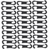 PENIKOKO Ganci in Plastica ABS Design Antiscivolo e Versatili 100 Pezzi per Coprisedili Auto per Interno Auto, Adatti per Parasole e Copertura Mezza
