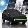 GUOPKXF Telo Copriauto per FIAT Grande Panda 2025-2026 | 3990×1760×1570,Telone Impermeabile Traspirante Personalizzabile, Oxford garage esterno con cerniera Telo Auto.