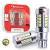 Nakamichi T15 LED Light Bulb T15 902 904 906 912 921 W16W 18-SMD 28-SMD 4014 3030 Chipset Lampadine LED di Ricambio per Luci Retromarcia Esterne dell'Auto (Xenon Bianco, 28 LEDs (Senza lampeggio))