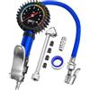 GERCHWAY Manometro Pressione Gomme, Pistola Gonfiaggio Pneumatici - Valvola Schrader